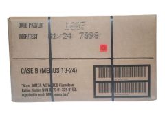 B Case - 12 Meals - 2024 Inspection Date - Meals Ready To Eat US Military MREs